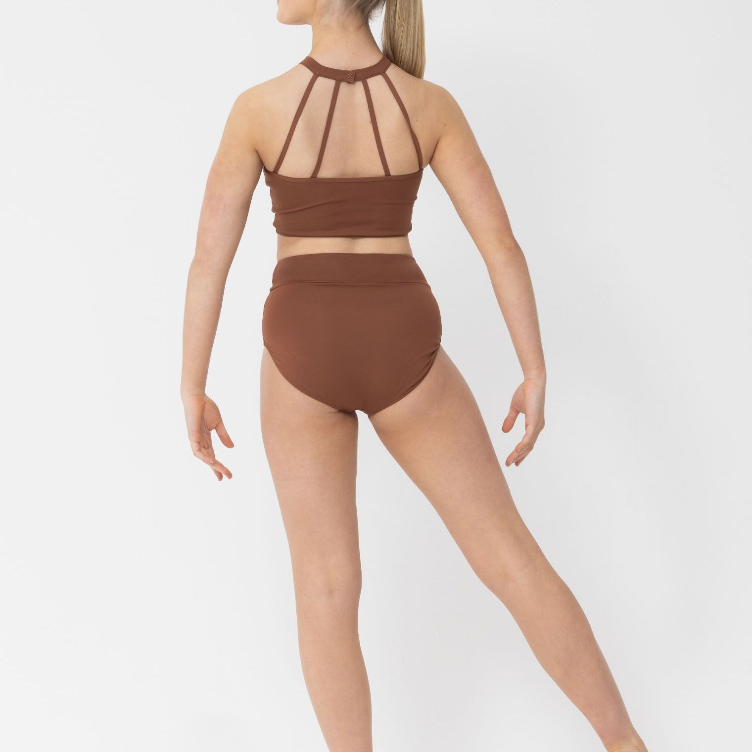 nude dance briefs costume brown mocha 