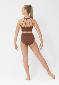 nude dance briefs costume brown mocha 