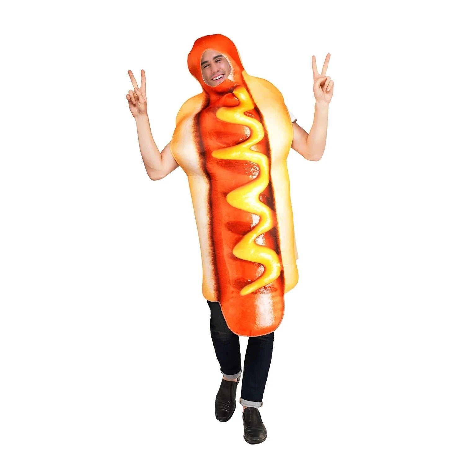Hot Dog Costume food funny costume silly sunday mad monday bookweek athletics carnival muck up