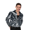 Adult Disco Tiger Print Shirt - Silver