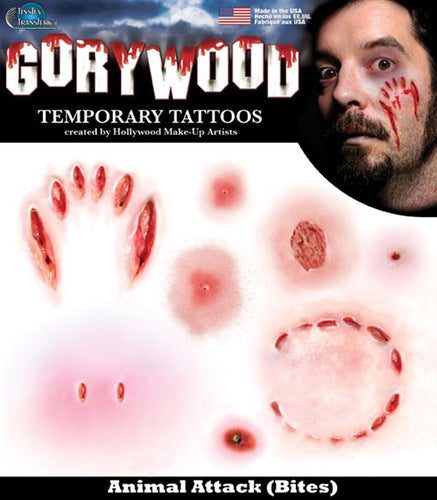 Animal Attack Trauma Tattoo