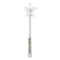 Magical Snowflake Light Up Wand - Silver