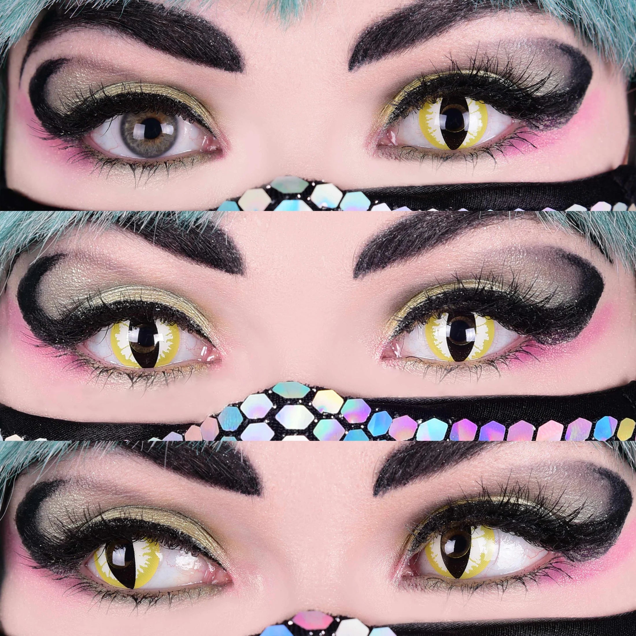 Thriller Yellow Contact Lenses