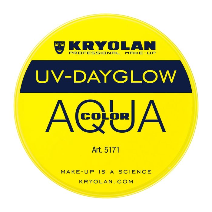 uv dayglow aquacolor kryolan glow in the dark makeup professional theatre stage tv film halloween horror sfx 