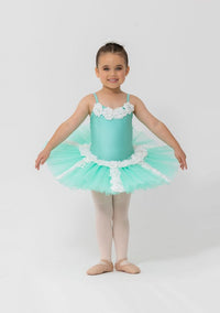 Mint petal tutu child costume ballet