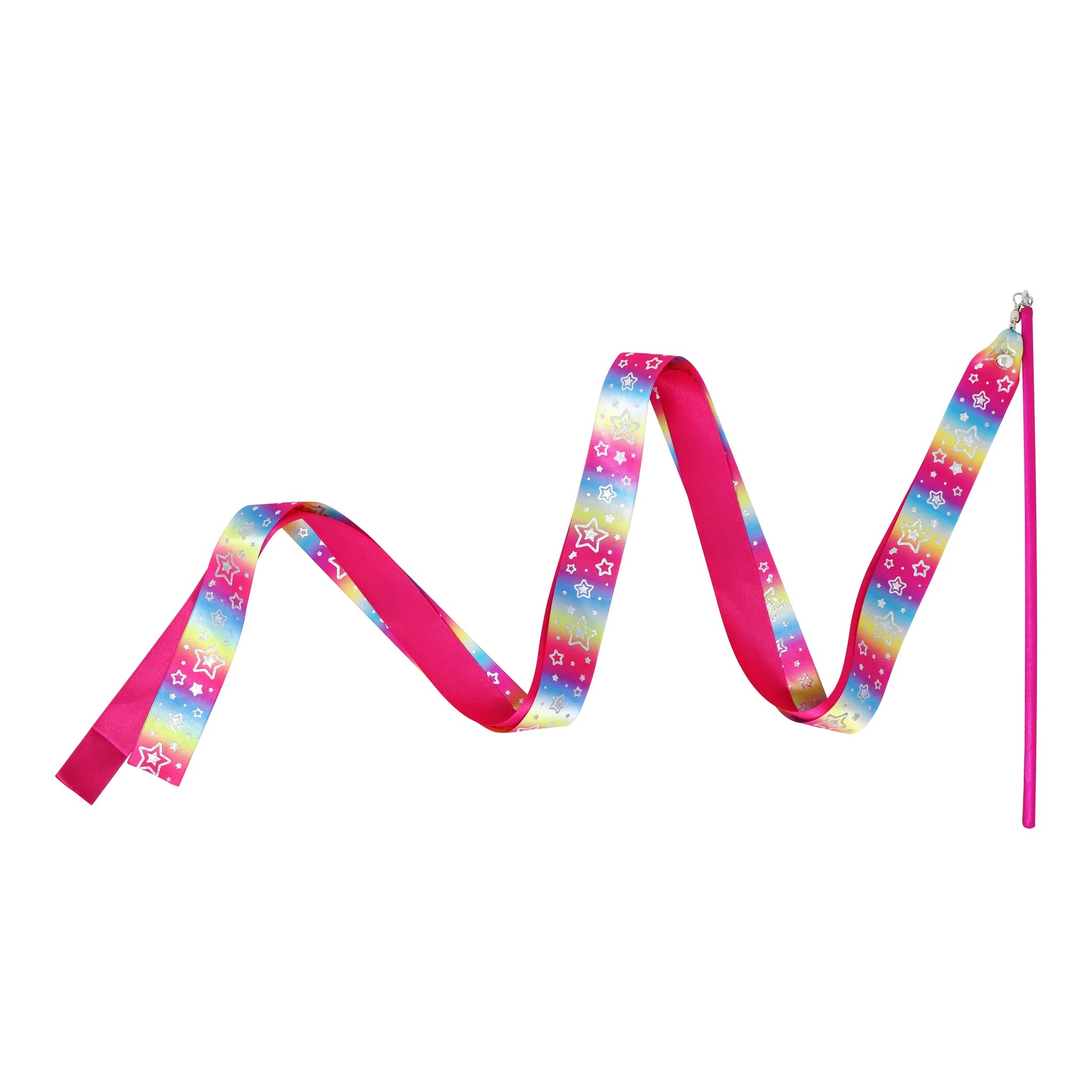 rainbow twirl gymnastics ribbon calisthenics