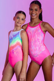 Rainbow Leotard Sylvia P Gymnastics