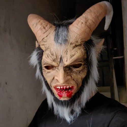 devil krampus mask halloween 