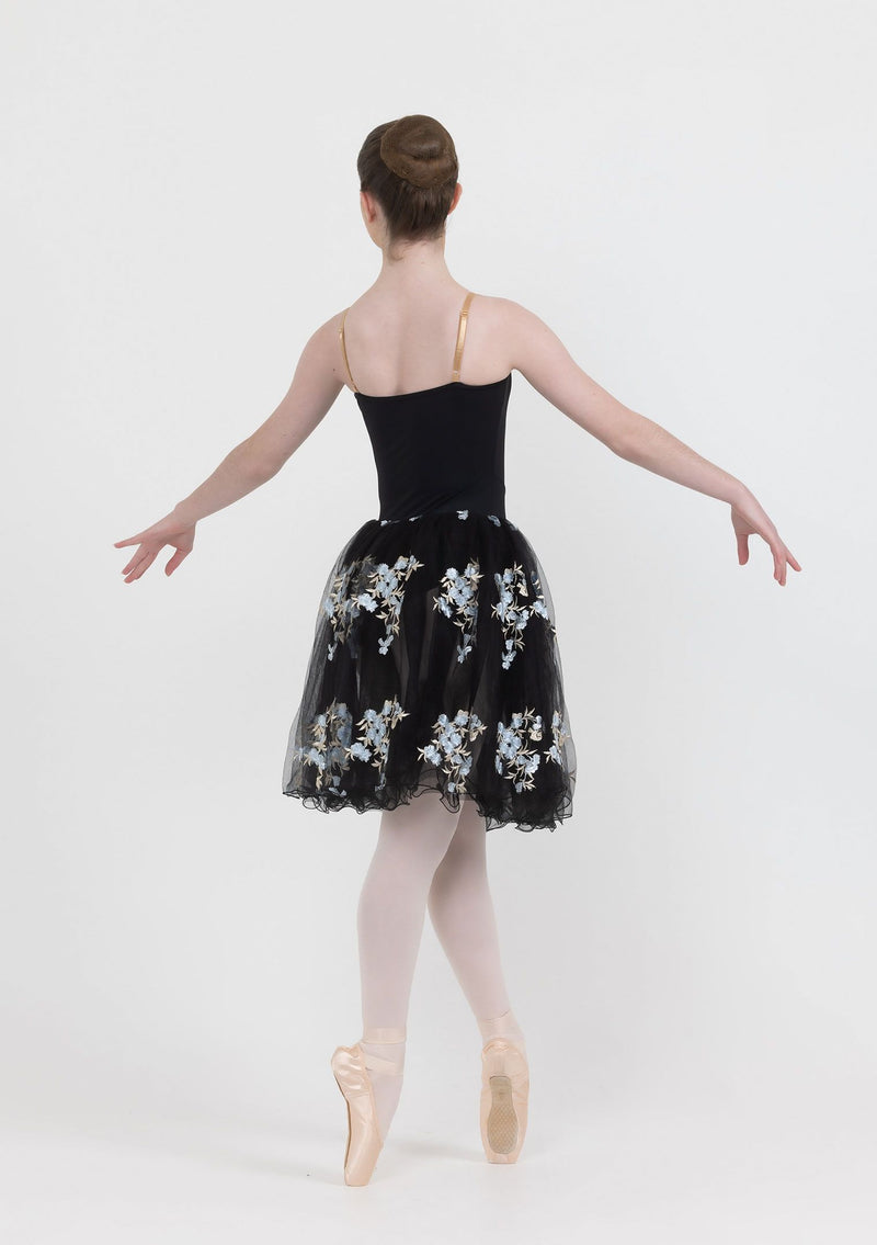 black floral romantic tutu dress ballet costume