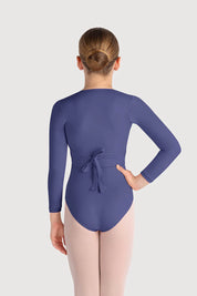 Bloch - Overture Crossover Long Sleeve Wrap Top - GIRLS