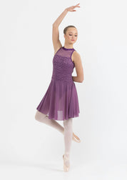 purple lyrical dress dance costume