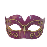 Purple/Gold Masquerade Eye Mask