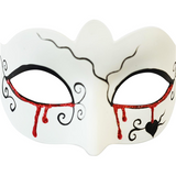 Masks - White with Bleeding Eyes