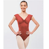 Gaynor Minden - Cap Sleeve Leotard - Titian Red