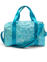 Metallic Star Travel Duffle - Turquoise