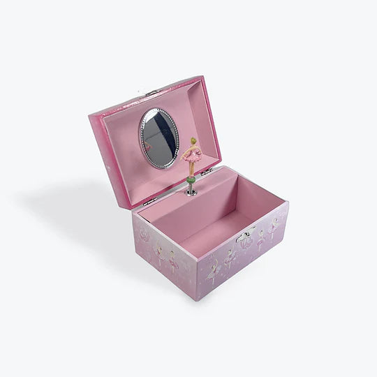 pink ballerina  musical jewellery box