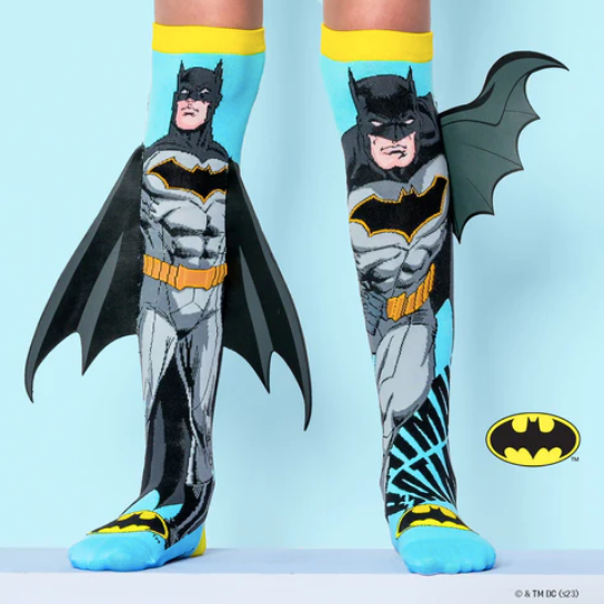 batman superhero socks