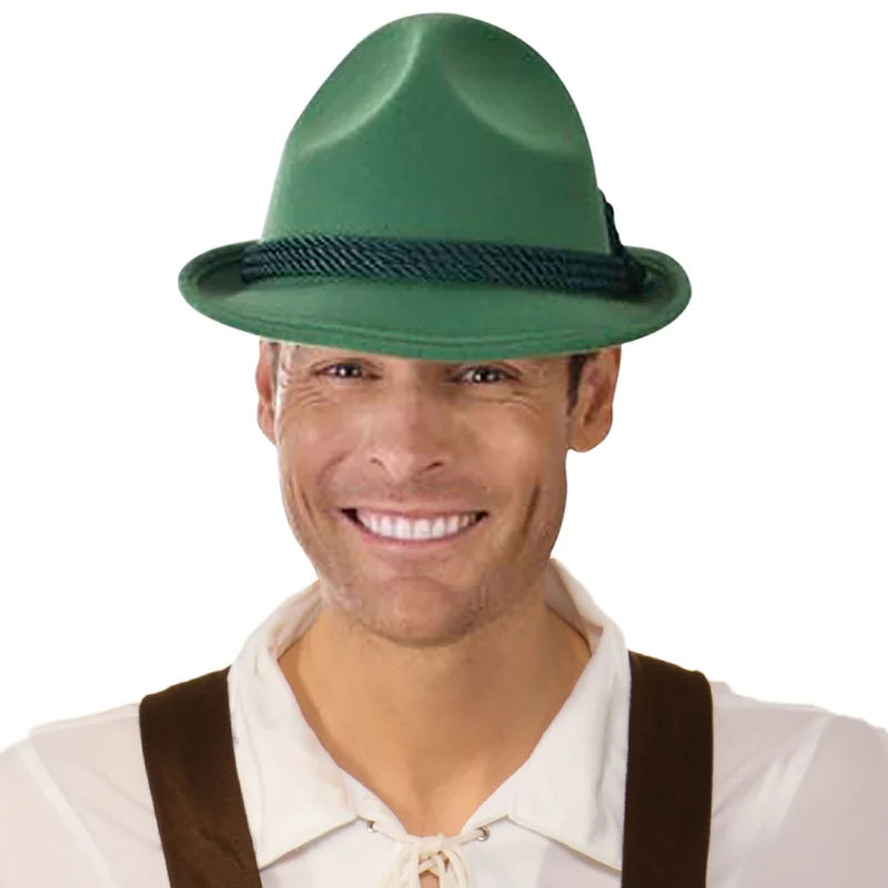 Bavarian Green Oktoberfest Hat