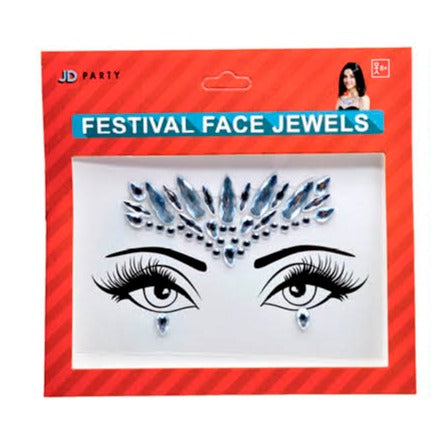 Festival Face Jewels - Silver