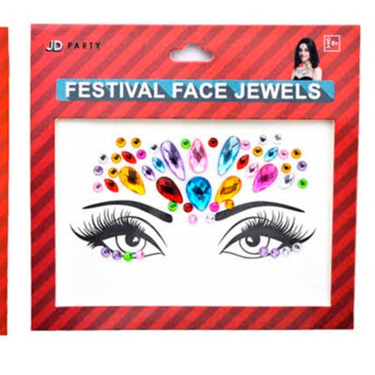 Festival Face Jewels - Rainbow Bird