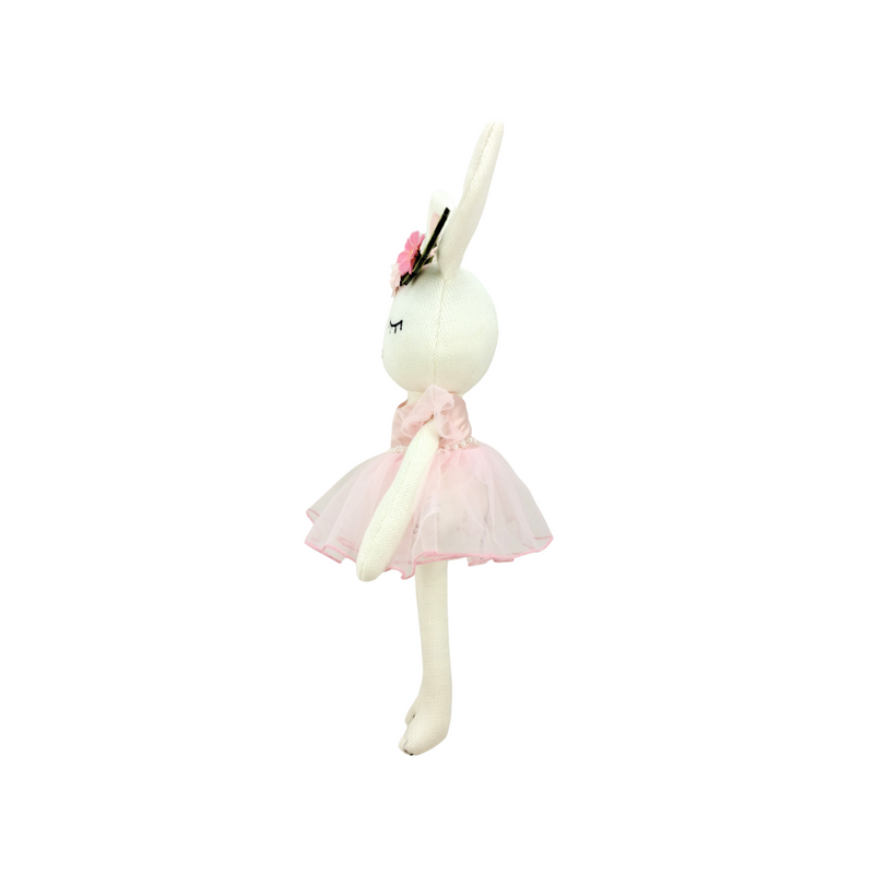 Beatrice Knitted Ballerina Bunny Pink