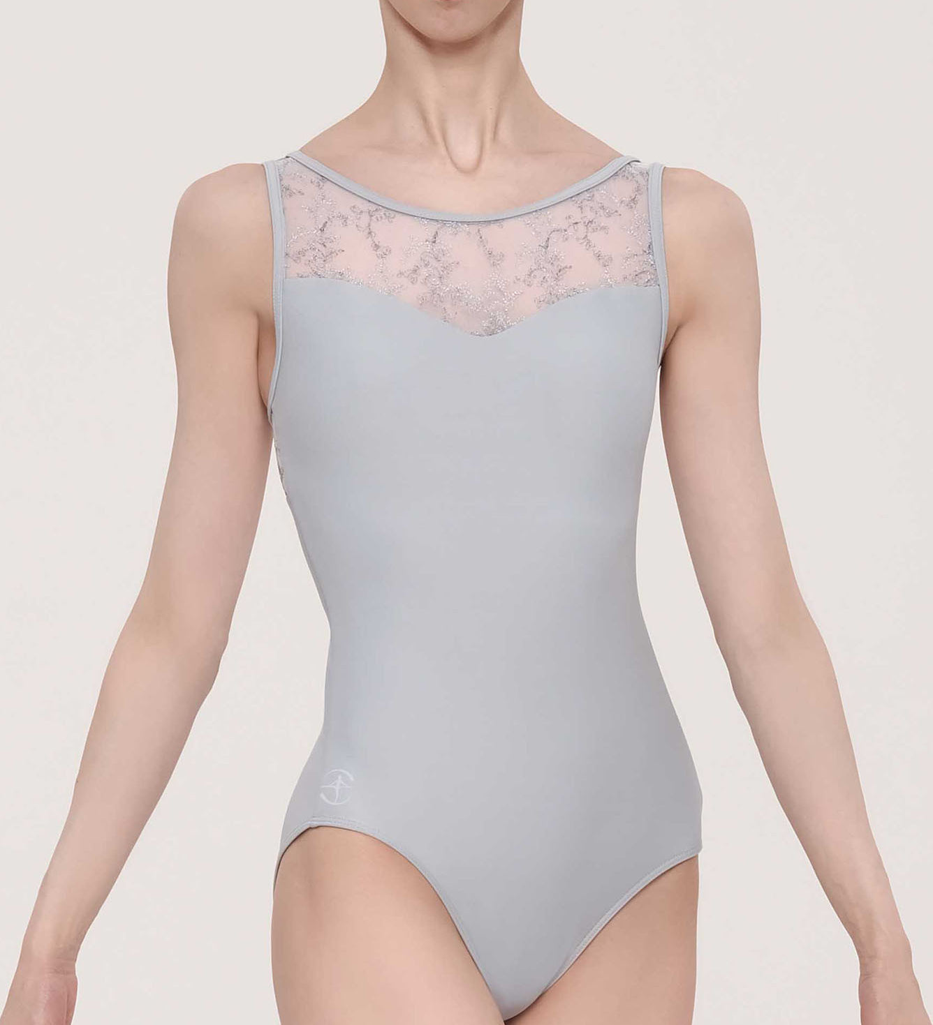 Belmine Leotard - Light Grey