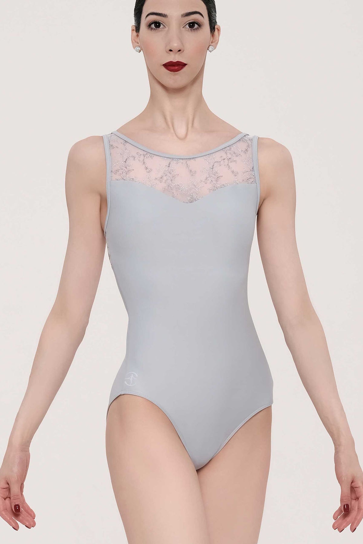 Belmine Leotard - Light Grey