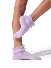 capezio dance sock ruffle tiny dancer multipack multi colours pink white purple dancewear kids children 