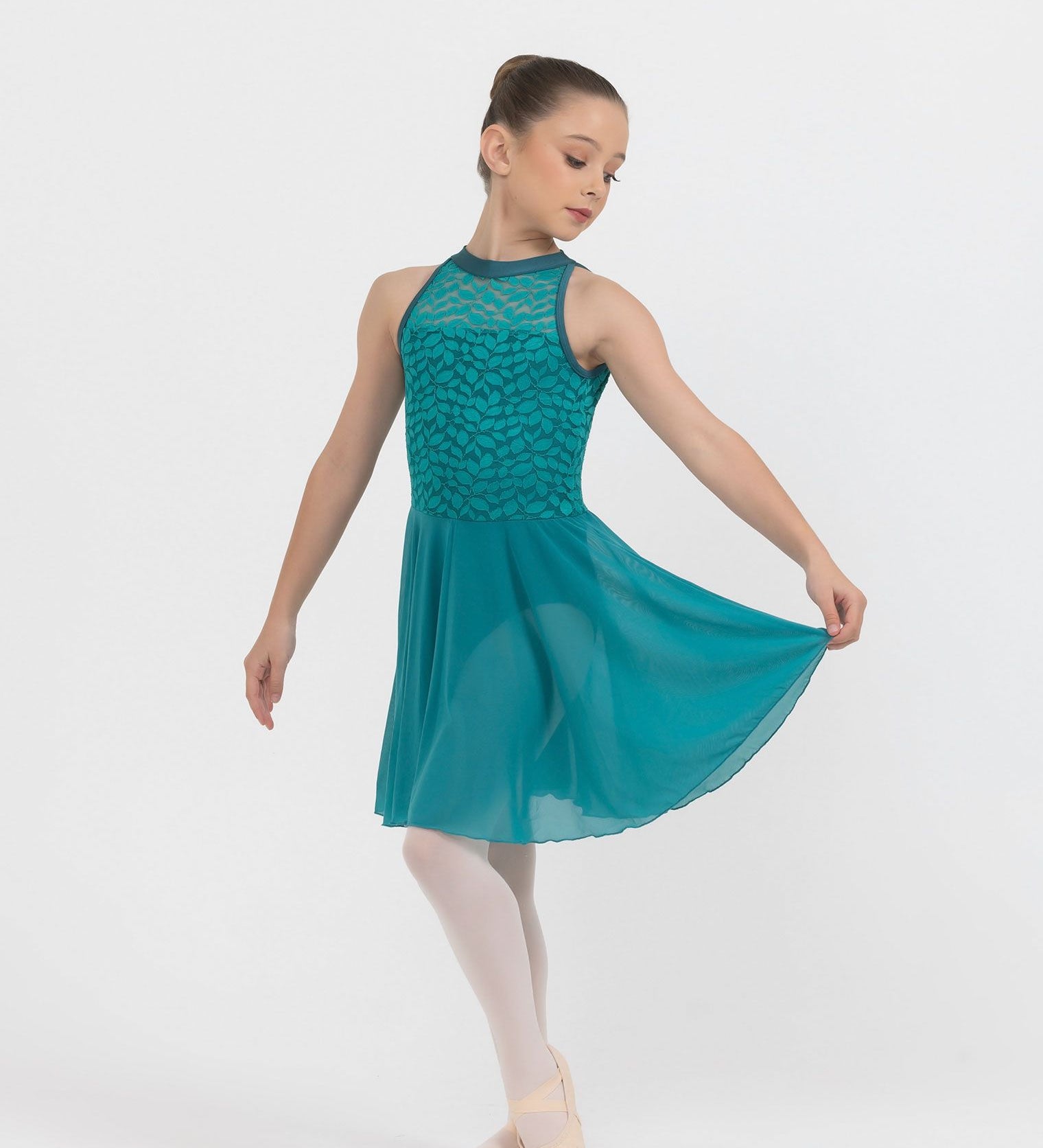 emerald green lyrical dress dance costume