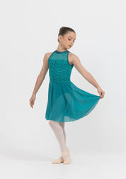 emerald green lyrical dress dance costume