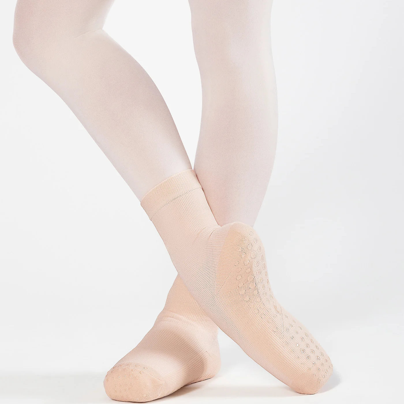 grip socks pointe shoe accessory over the pointe shoe 