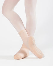 grip socks pointe shoe accessory over the pointe shoe 