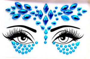 festival face jewels gems party diamonte belly dancer fancy dress accessories 