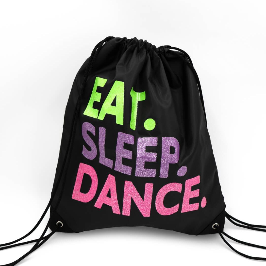 Capezio Eat. Sleep. Dance. Drawstring Bag