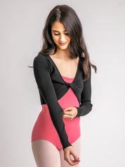 Capezio Shrug with Faux Knot