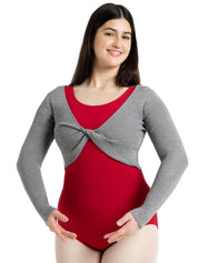 Shrug with Faux Knot