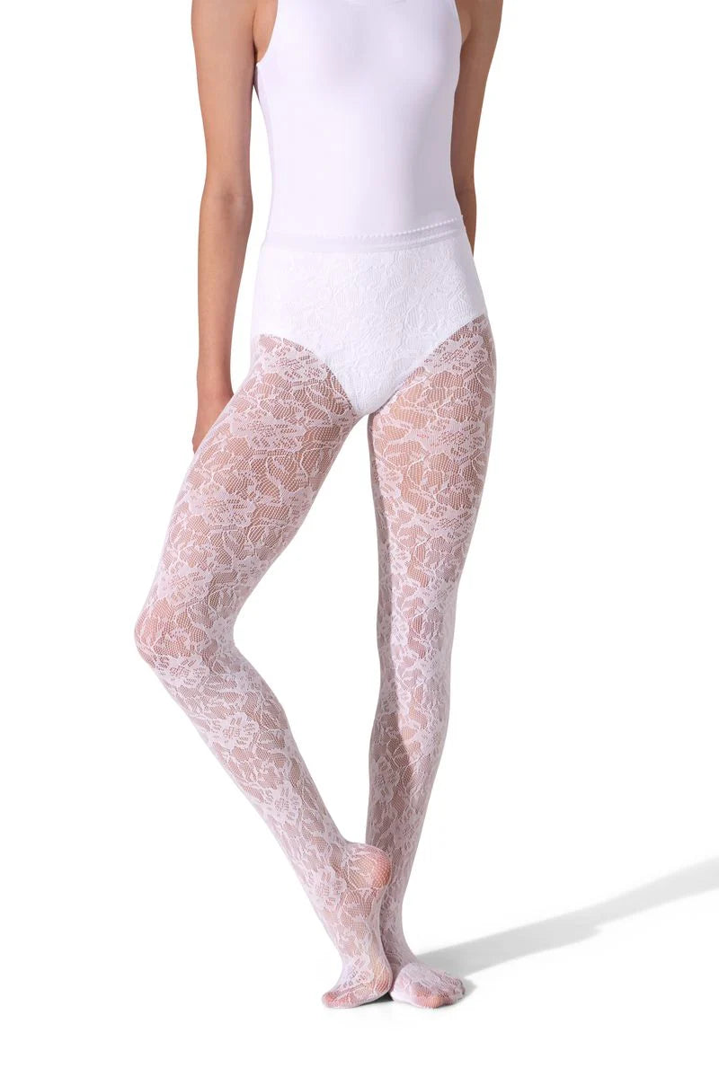 Fashion Lace Tights Capezio Dancewear