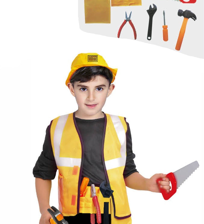 builder construction work careers day child school dress up 