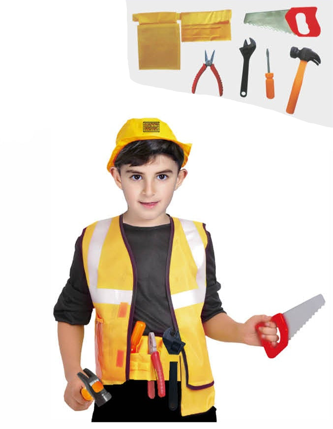 builder construction work careers day child school dress up 