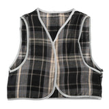 Children Checkered Vest