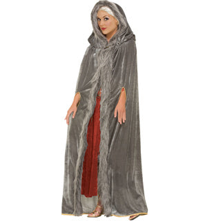 Faux Fur Cape - Grey