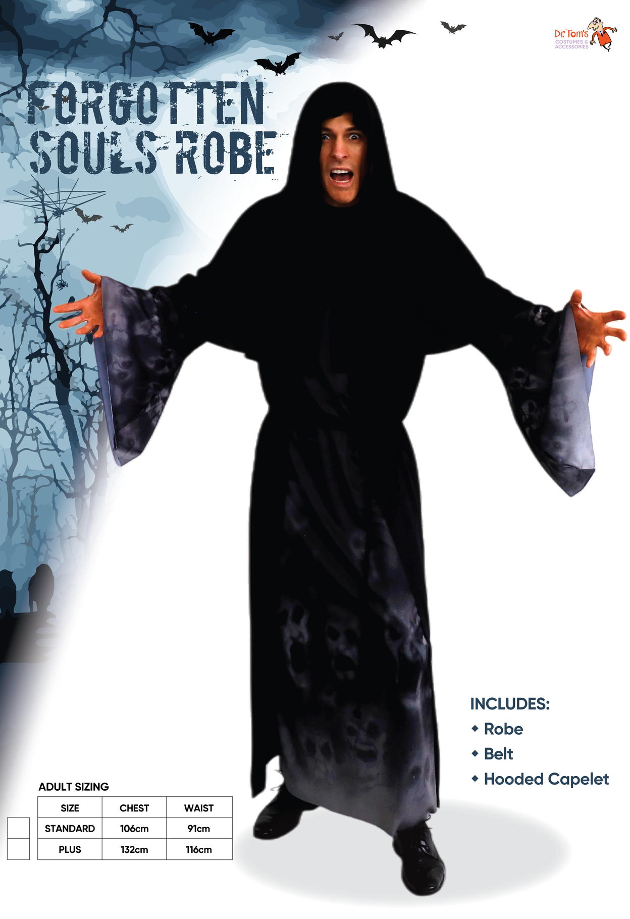 Forgotten Souls Robe - Adults Costume
