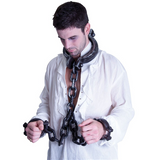 Prison Shackles 100cm -  (neck shackle with hand cuffs)