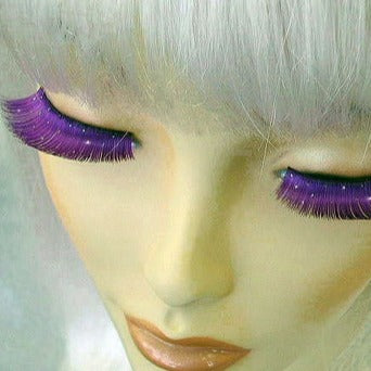 Eyelashes - Sparkly Purple