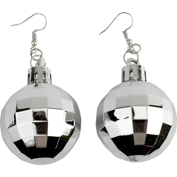 Disco Ball Earrings 1970s costume