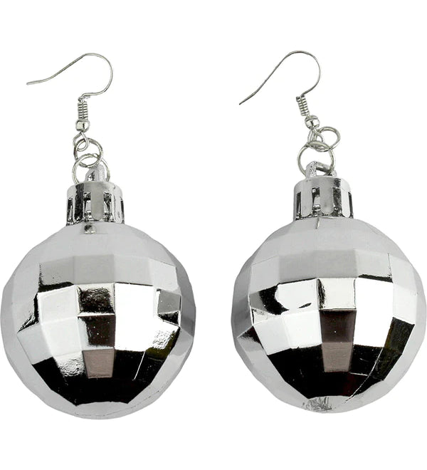 Disco Ball Earrings 1970s costume