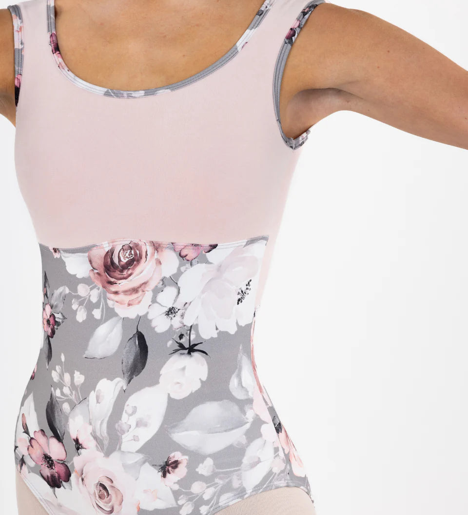 Elsa Leotard Bouquet Print Claudia dean world dancewear