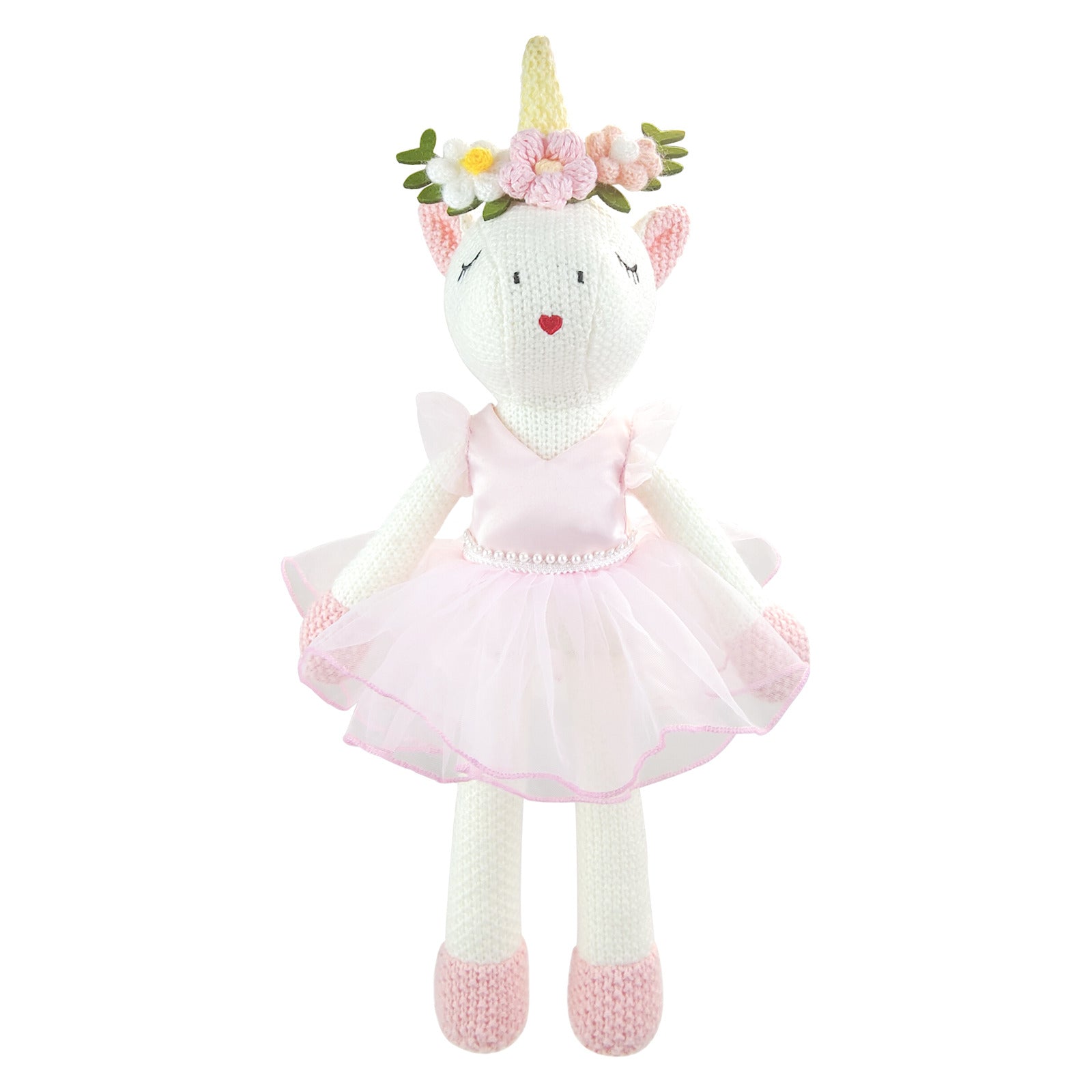 Eunice the Unicorn Pink Dress plush toy