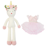 Eunice the Unicorn Pink Dress plush toy