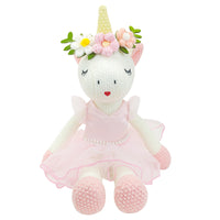 Eunice the Unicorn Pink Dress plush toy